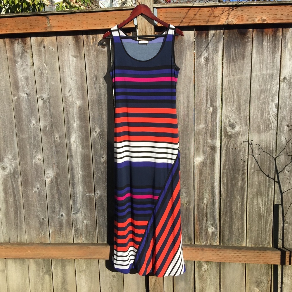 Multicolored Calvin Klein Maxi Dress-M